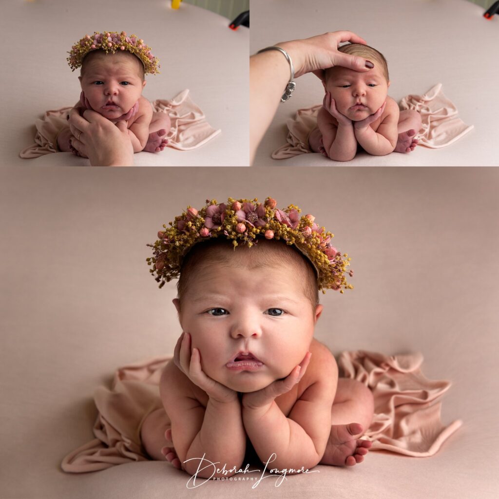 baby photography - Froggy pose