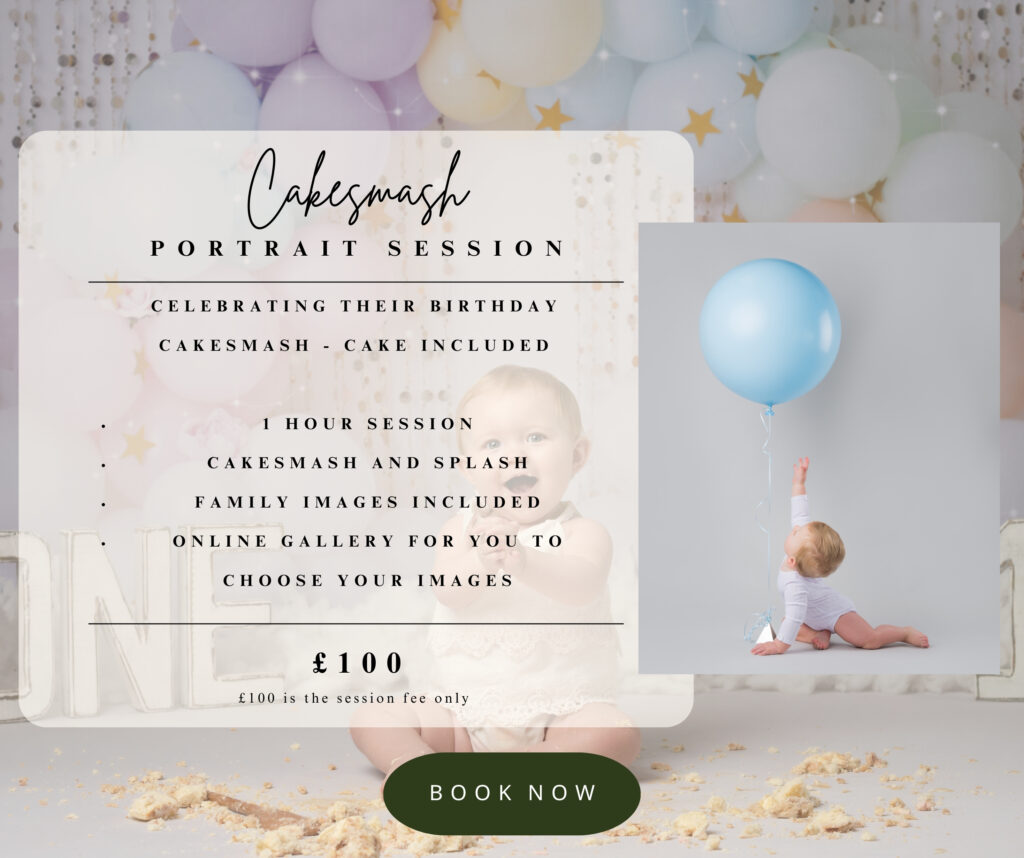 cake smash photoraphy birmingham