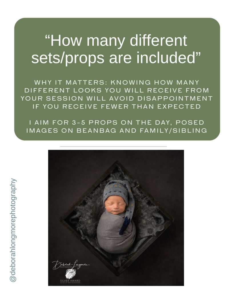 what to ask a newborn photographer before booking