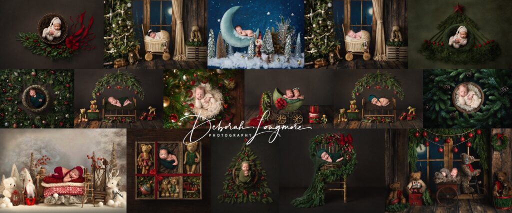 newborn christmas photos, christmas newborn photos