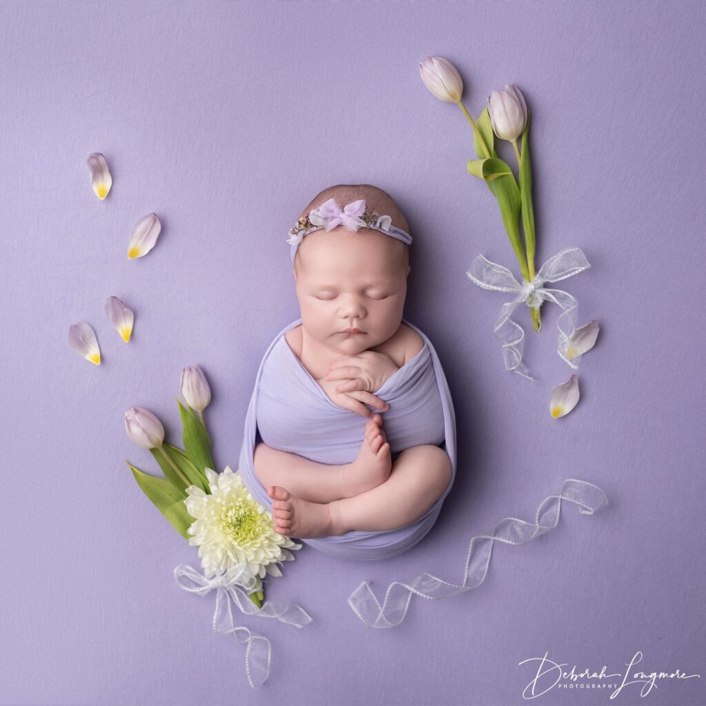 studio or home newborn photography