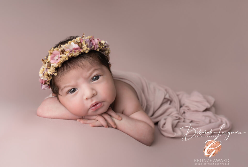 baby won’t sleep newborn photos, awake newborn photography